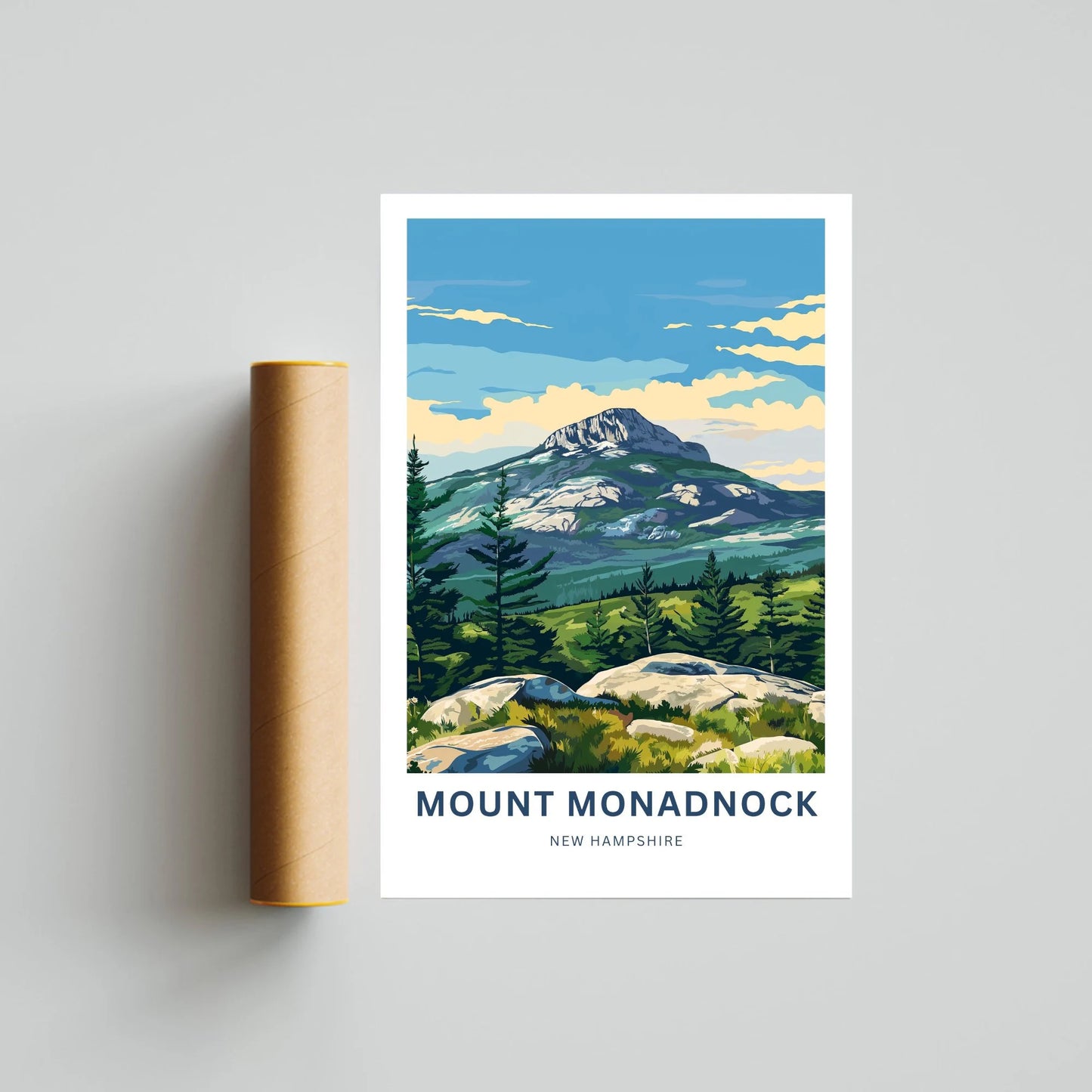 Mount Monadnock Park Travel Poster