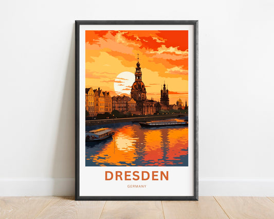 Dresden Travel Poster