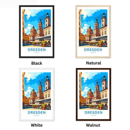 Dresden Travel Poster