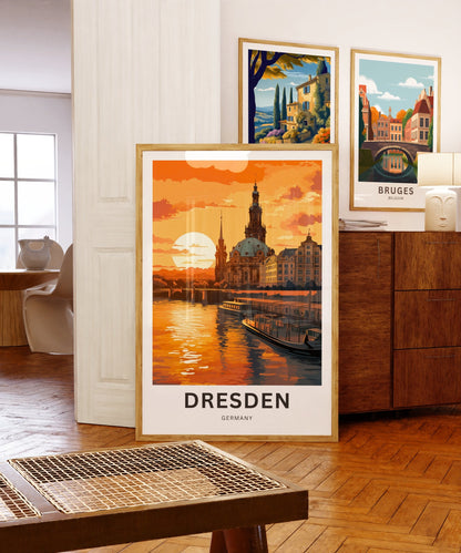 Dresden Travel Poster