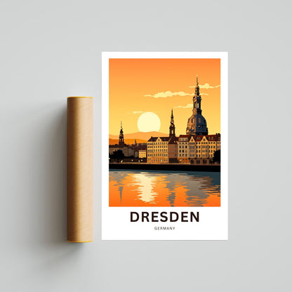 Dresden Travel Poster