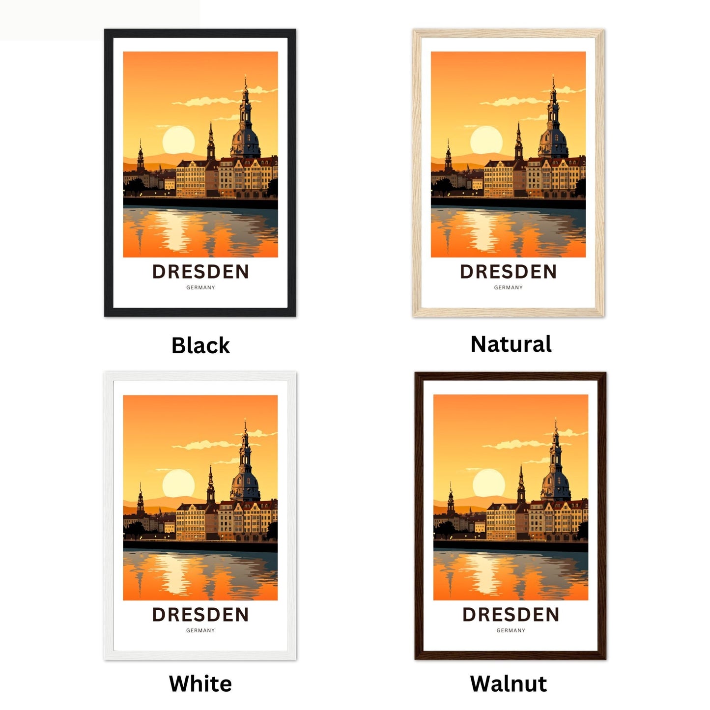 Dresden Travel Poster