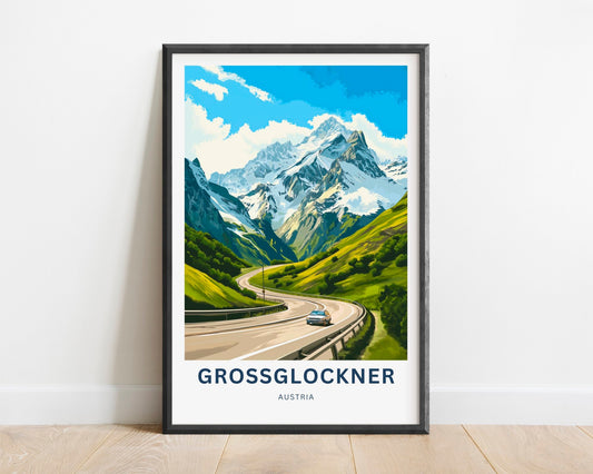 Grossglockner Travel Poster