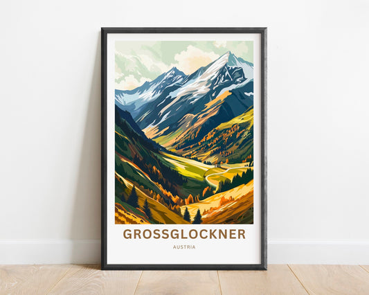 Grossglockner Travel Poster