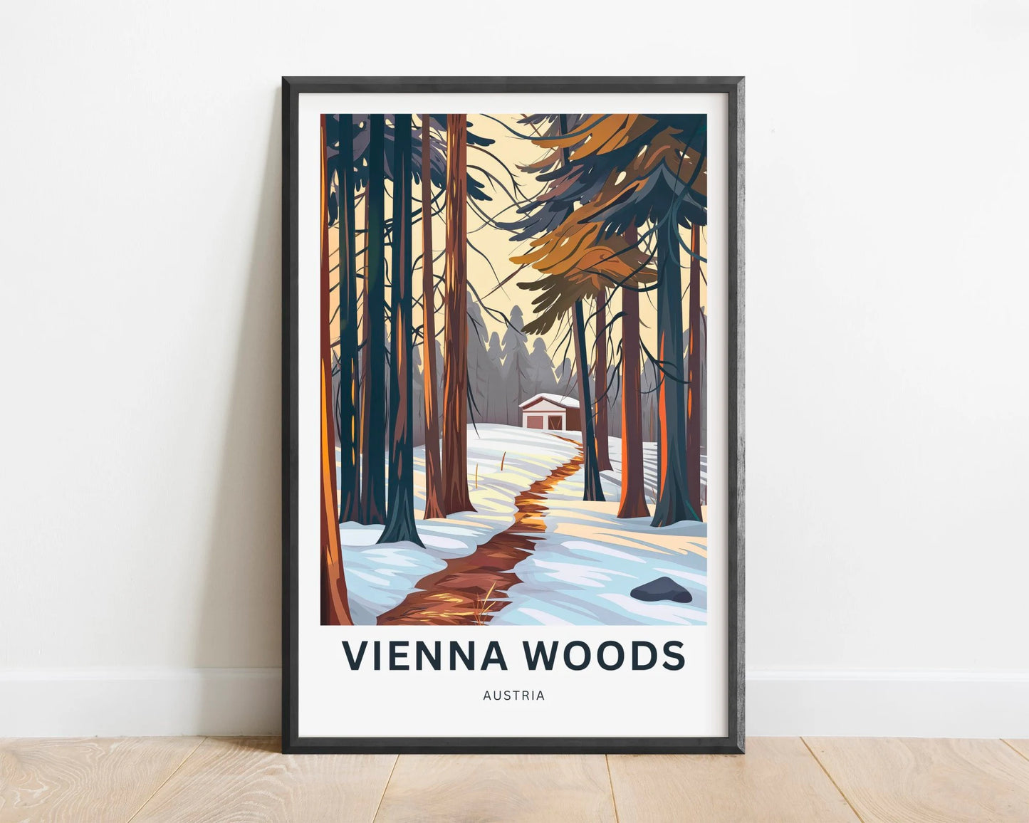 Vienna Woods Travel Poster