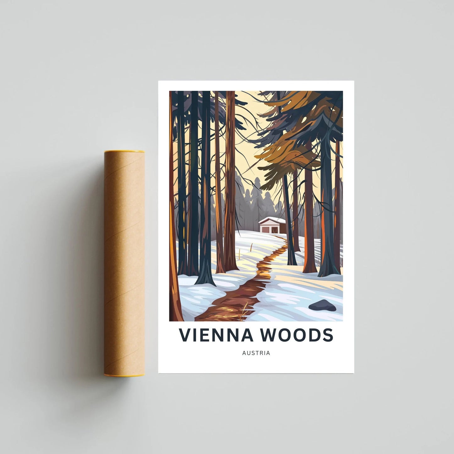 Vienna Woods Travel Poster