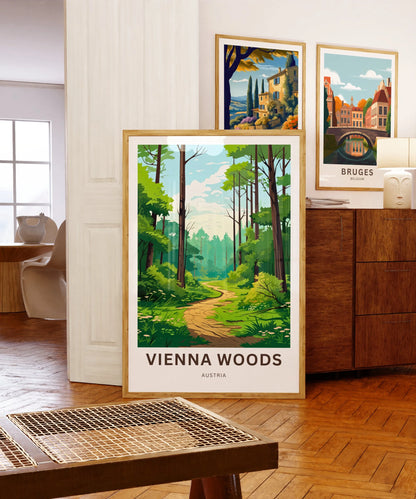 Vienna Woods Travel Poster