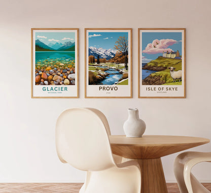 Provo Travel Poster