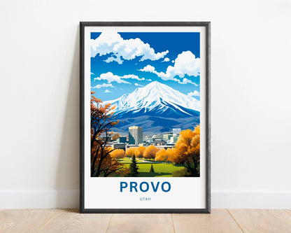 Provo Travel Poster