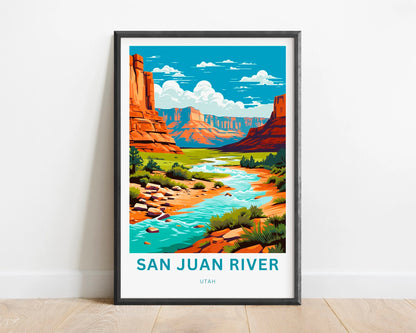 San Juan River Poster