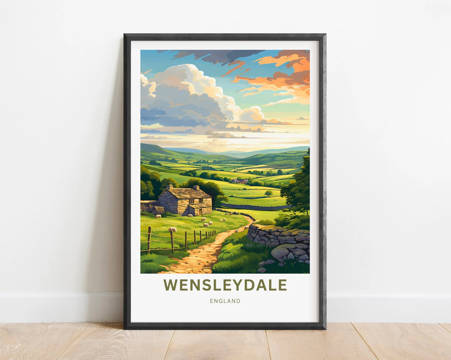 Wensleydale Travel Poster