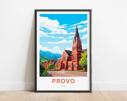 Provo Travel Poster