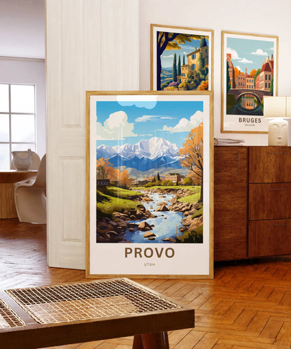 Provo Travel Poster