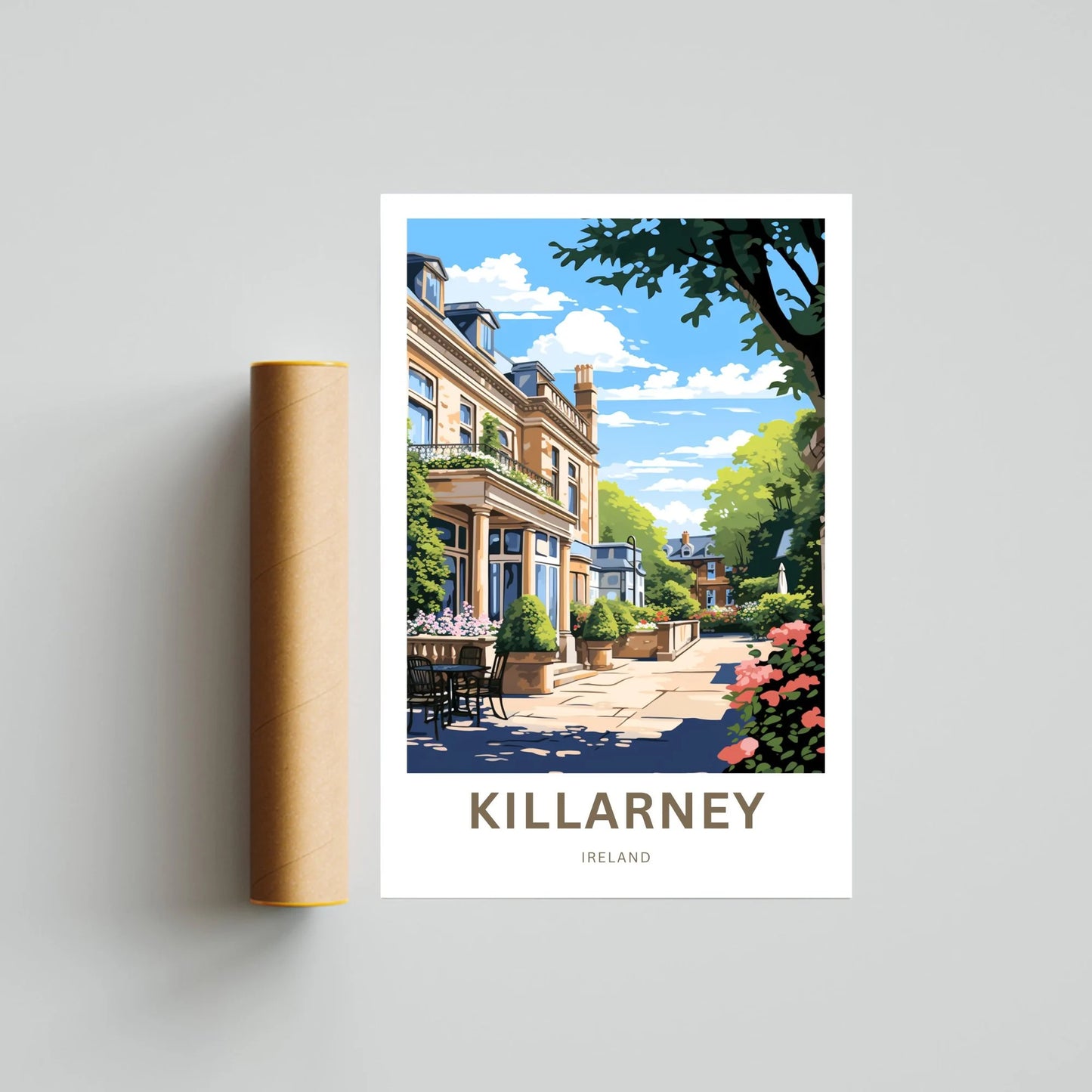 Killarney Travel Poster