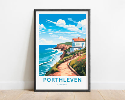 Porthleven Travel Poster