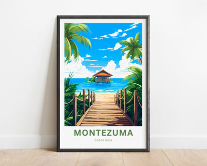 Montezuma Beach Travel Poster