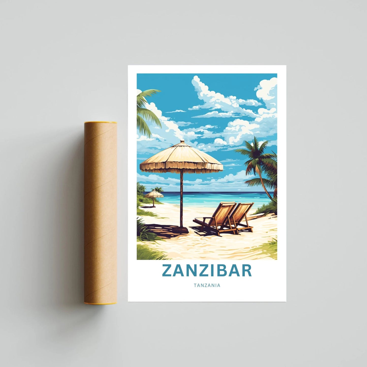 Zanzibar Travel Poster