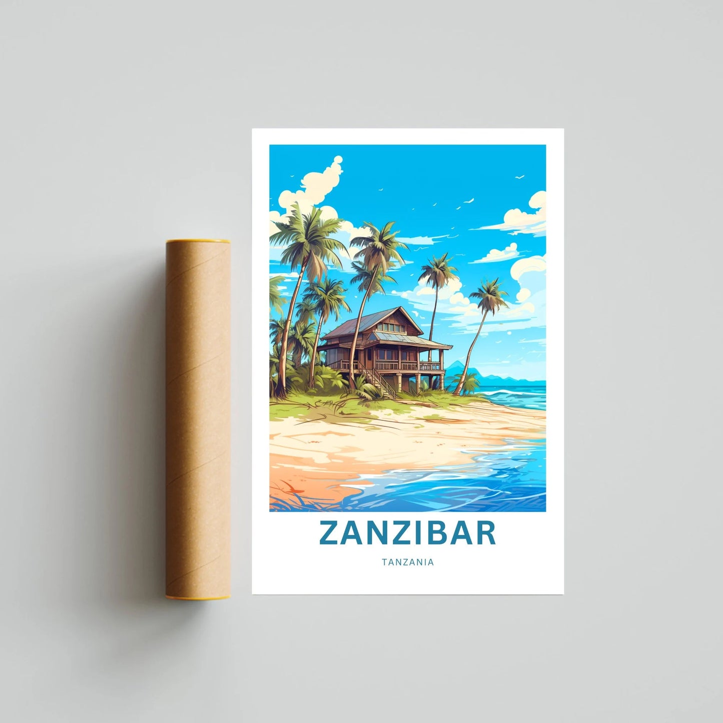 Zanzibar Travel Poster