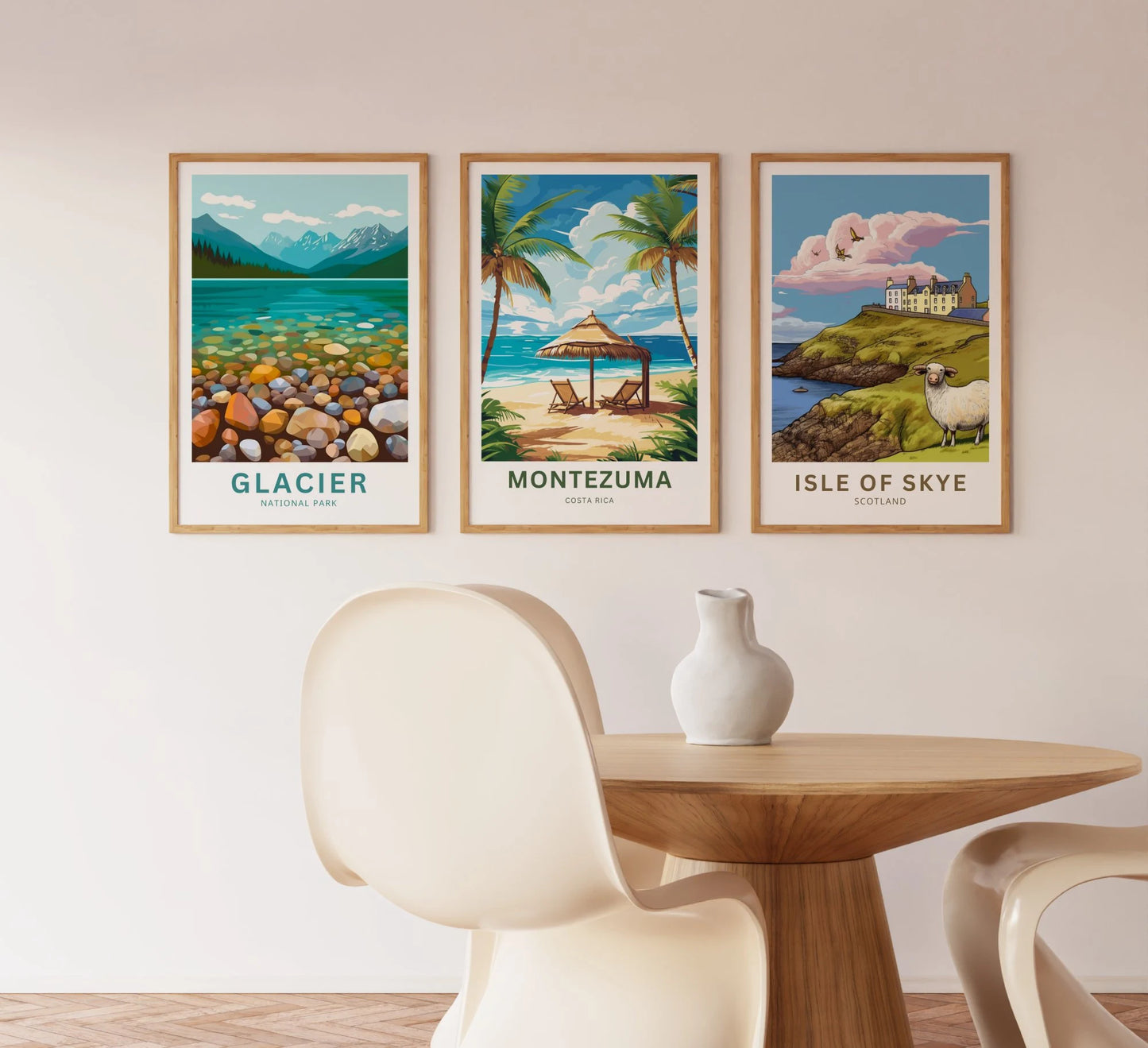 Montezuma Beach Travel Poster