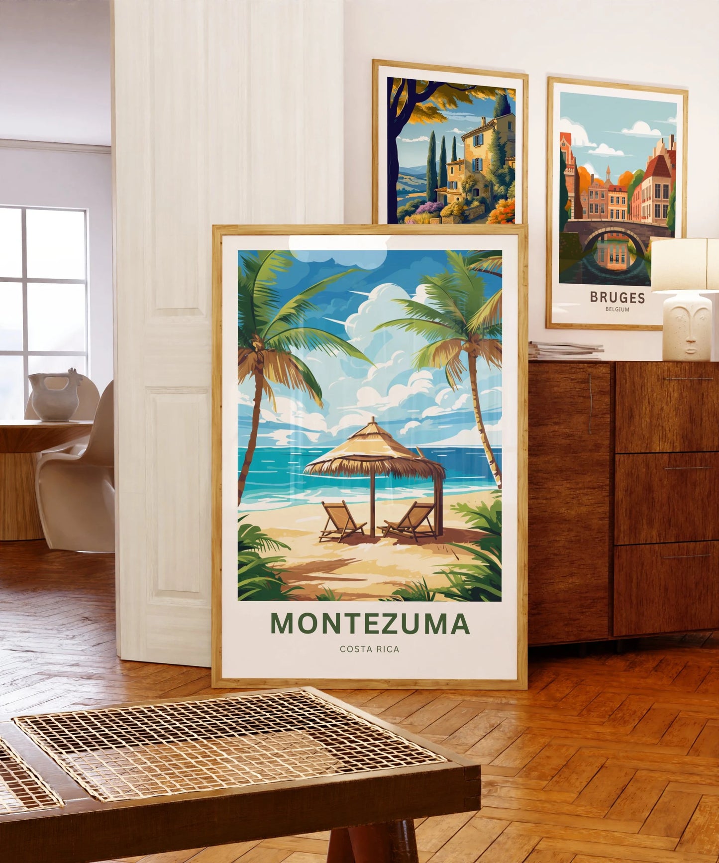 Montezuma Beach Travel Poster