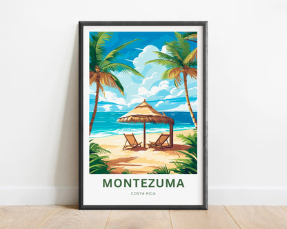 Montezuma Beach Travel Poster