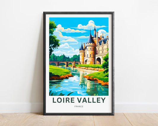 Loire Valley Travel Poster