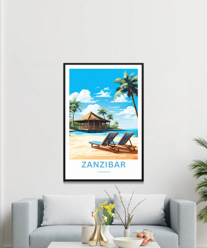 Zanzibar Travel Poster