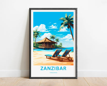 Zanzibar Travel Poster