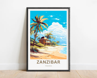 Zanzibar Travel Poster