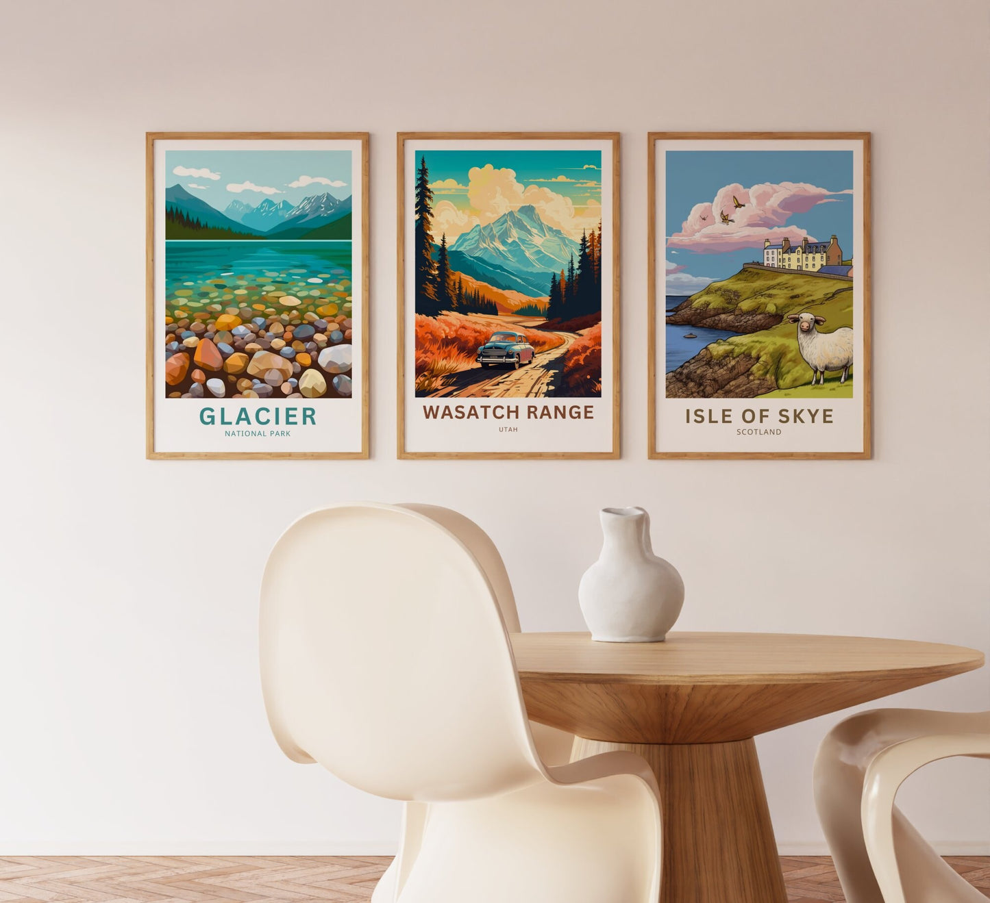 Wasatch Range Travel Poster