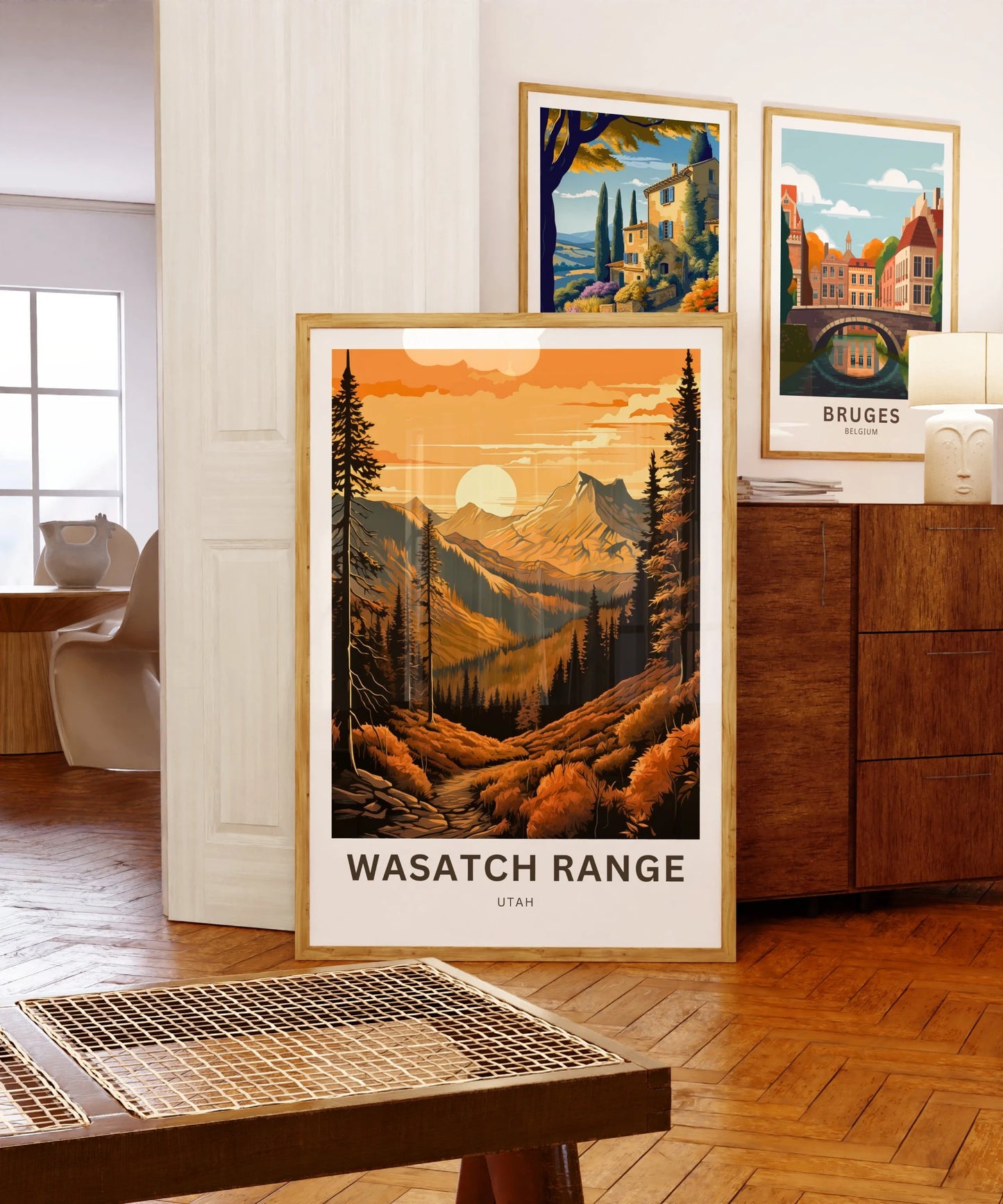 Wasatch Range Travel Poster