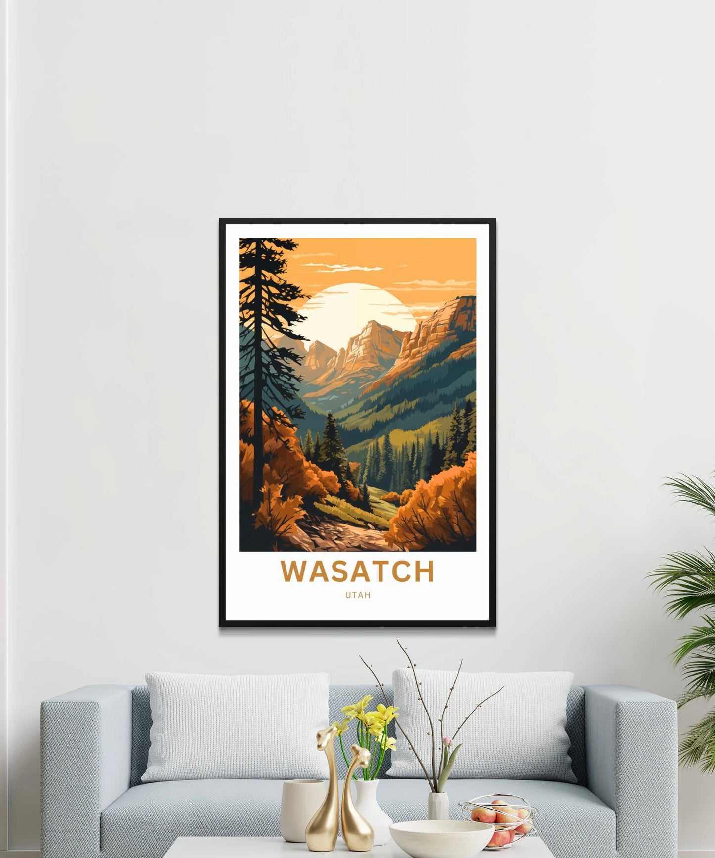 Wasatch Range Travel Poster