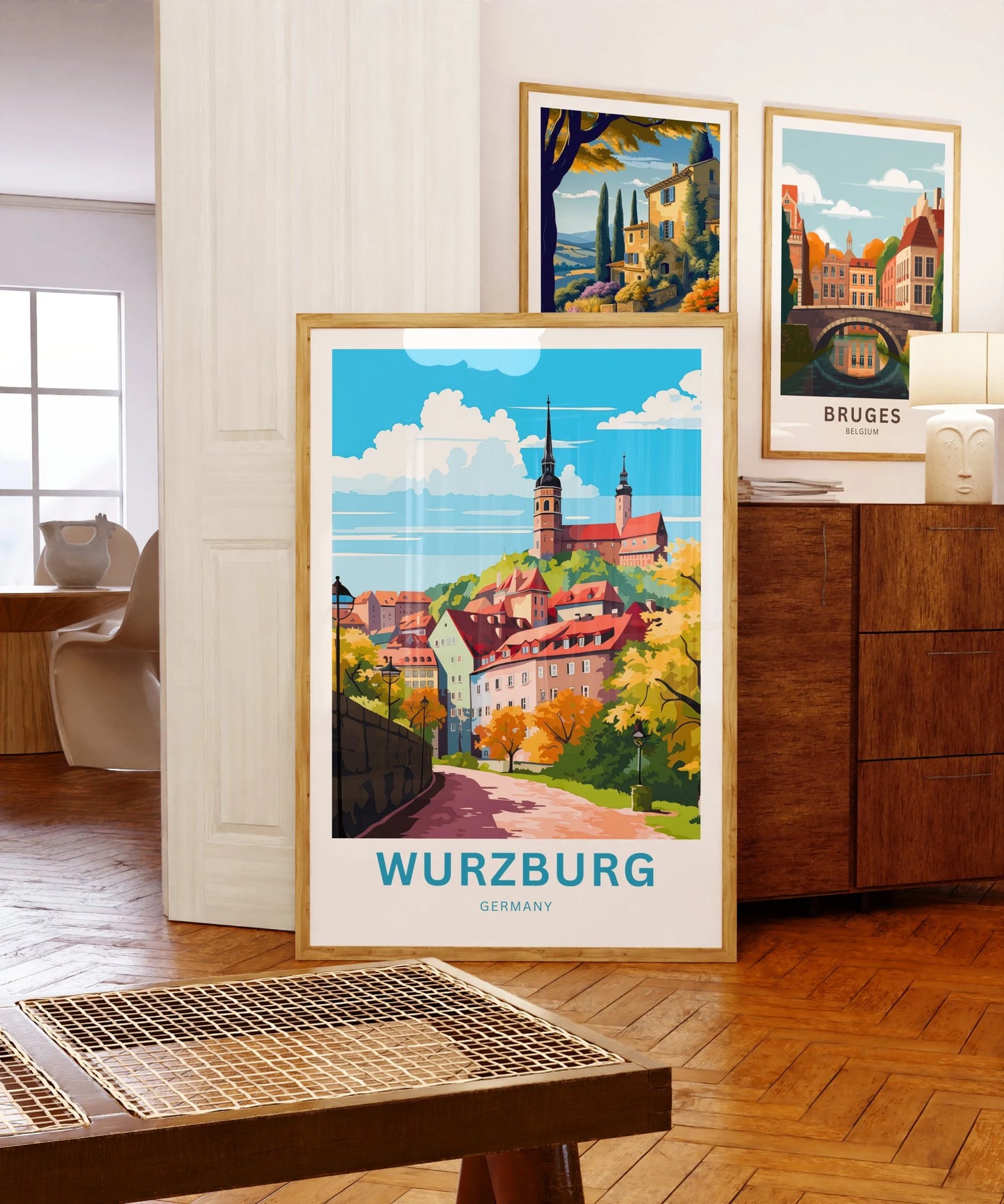 Würzburg Travel Poster