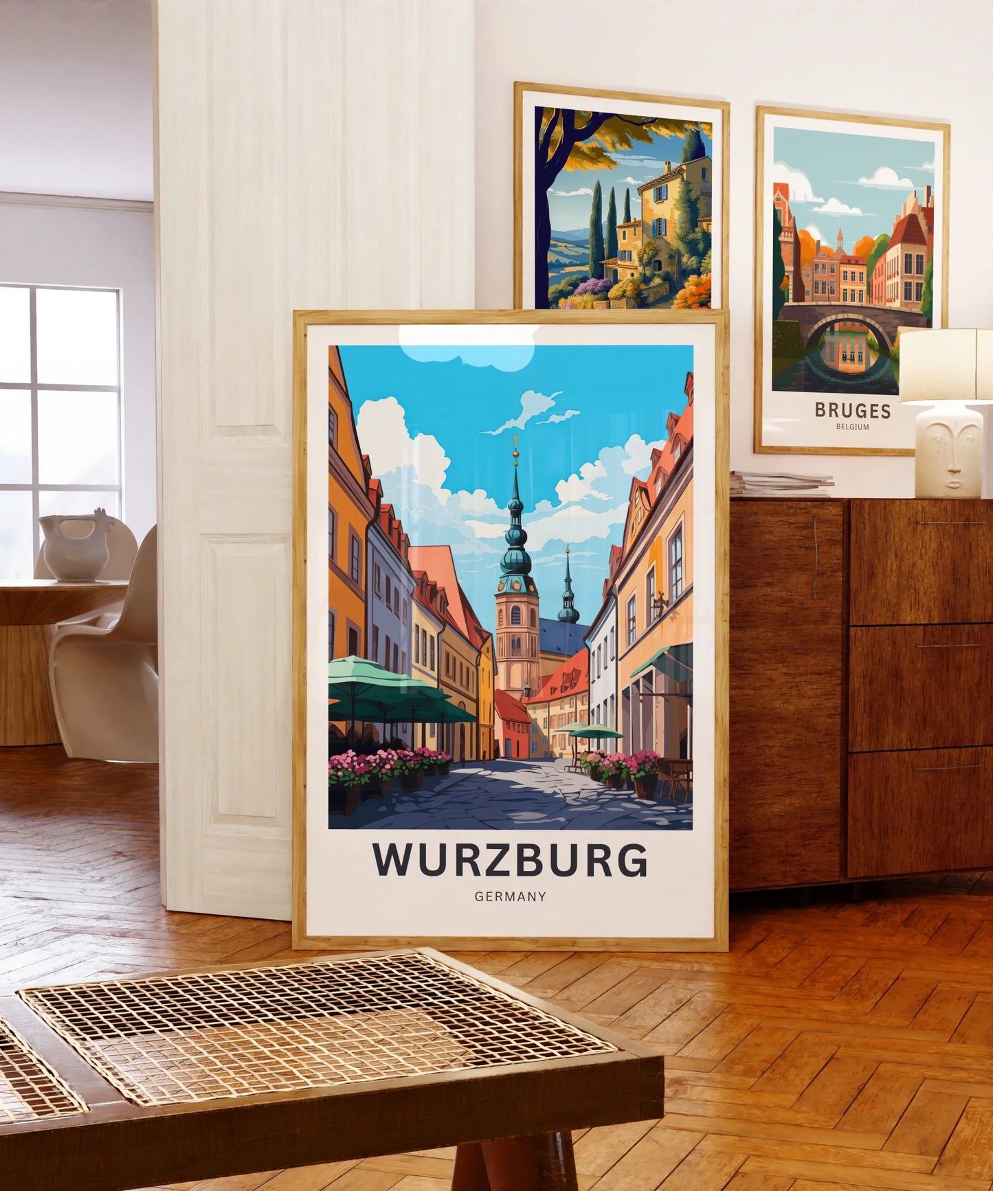 Würzburg Travel Poster