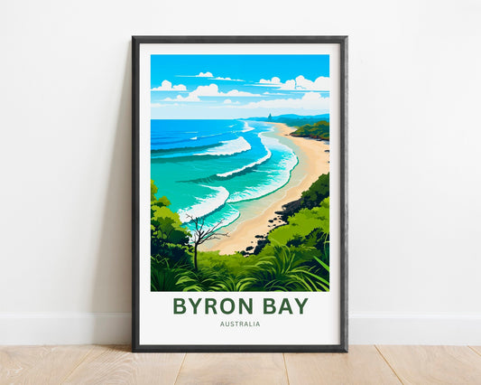 Byron Bay Travel Poster