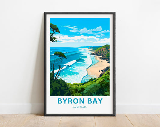 Byron Bay Travel Poster