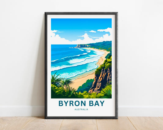 Byron Bay Travel Poster
