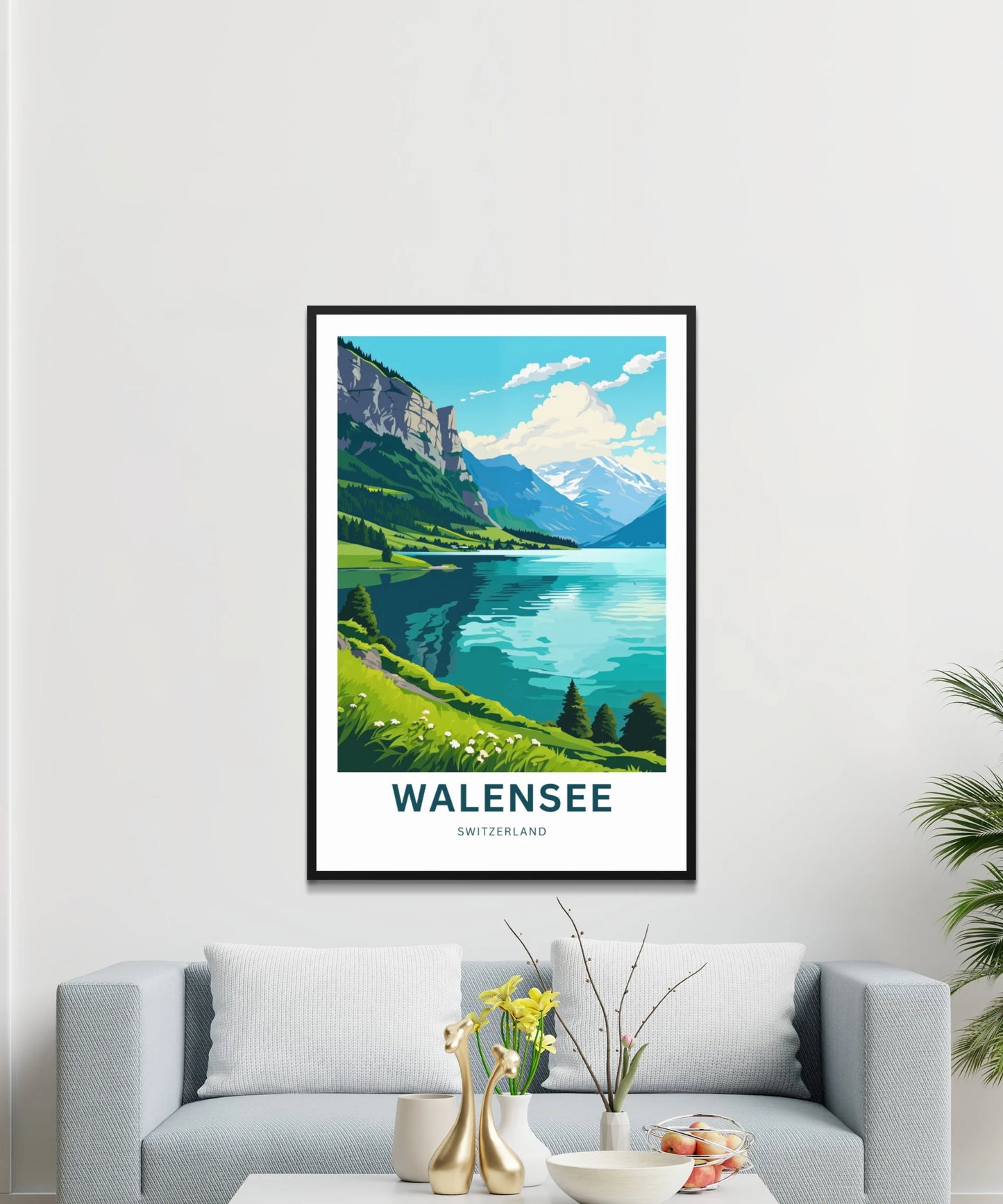 Walensee Travel Poster