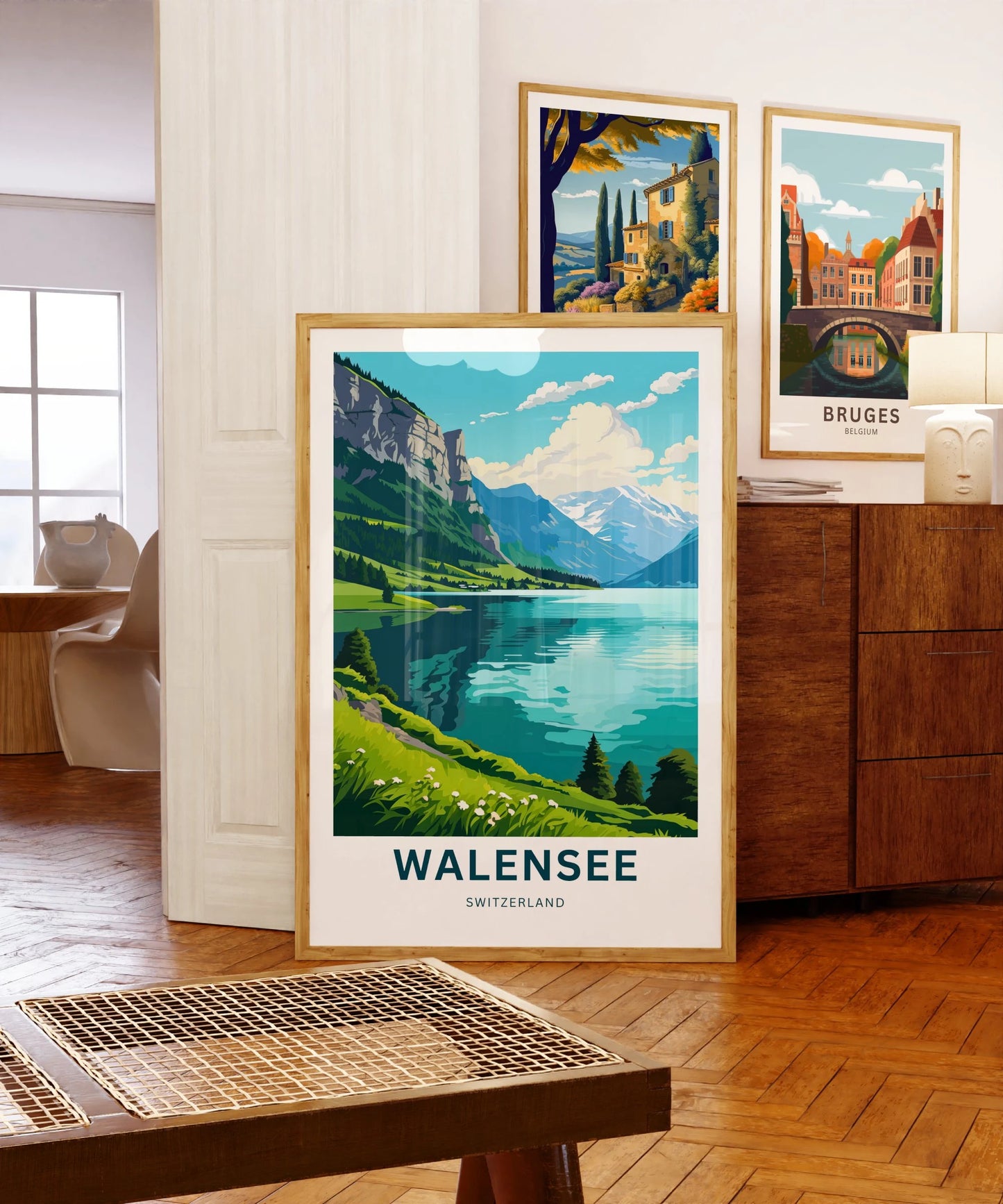 Walensee Travel Poster