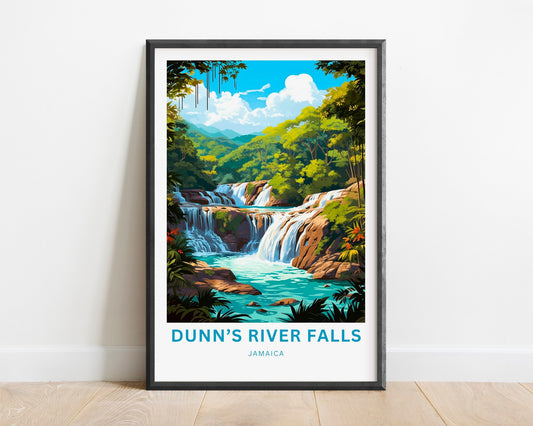 Dunn's River Falls Travel Poster