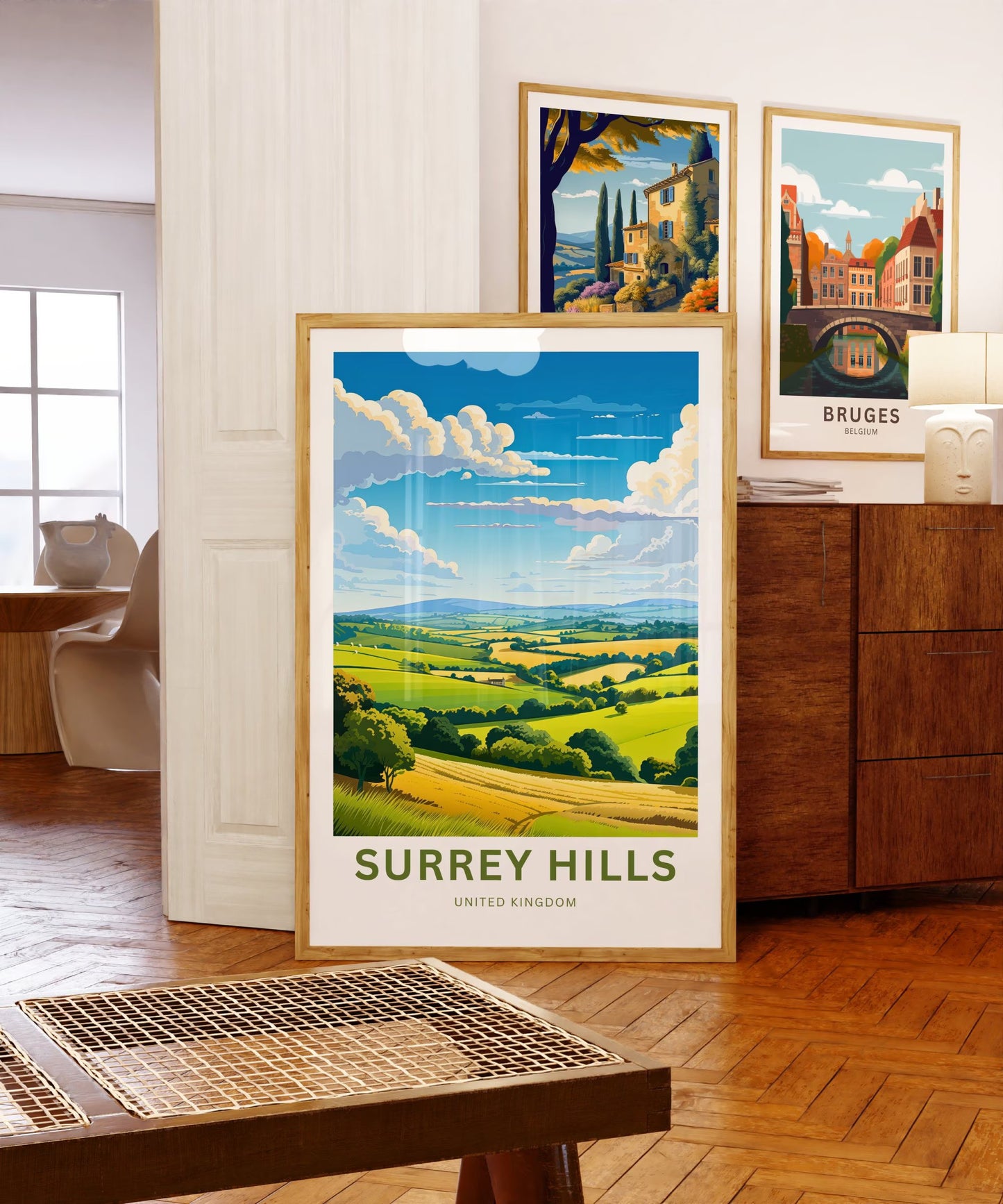 Surrey Hills Travel Poster