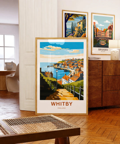 Whitby Travel Poster