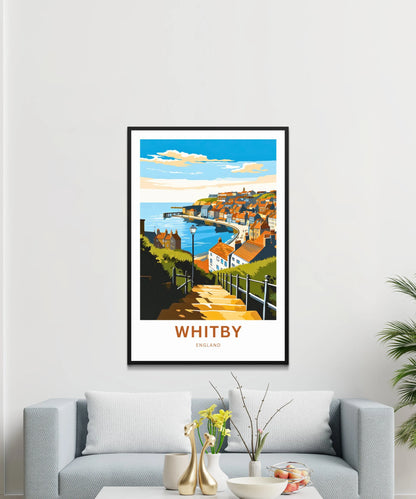 Whitby Travel Poster