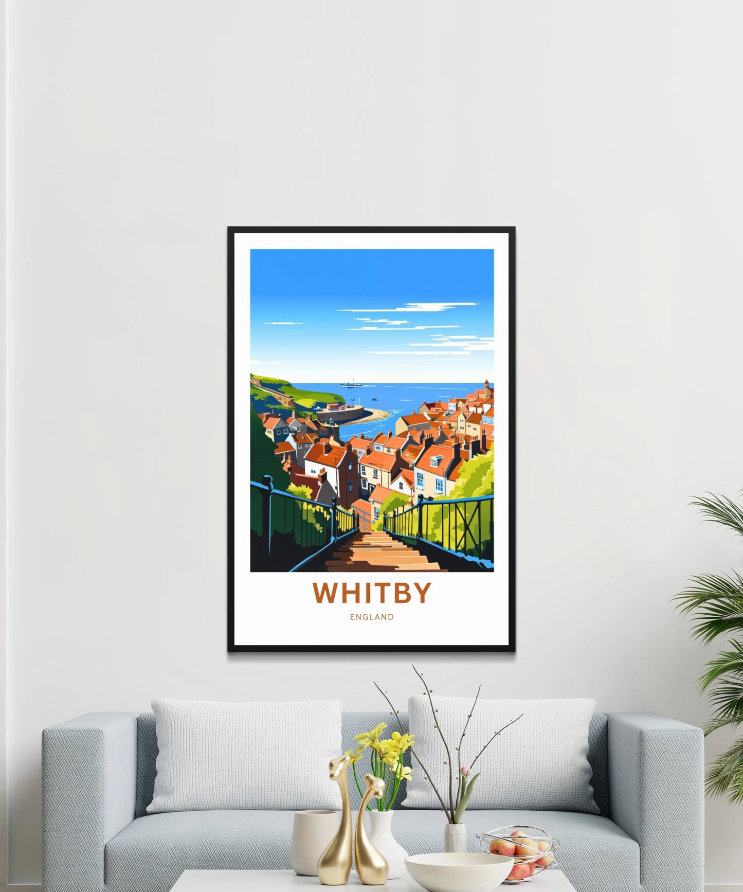 Whitby Travel Poster