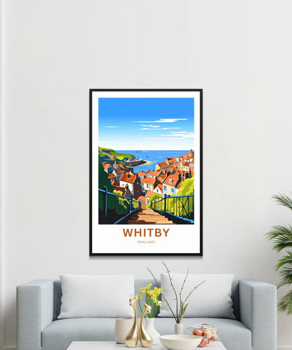 Whitby Travel Poster