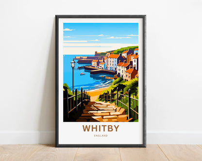 Whitby Travel Poster