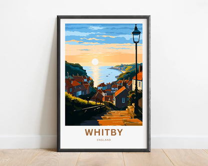 Whitby Travel Poster