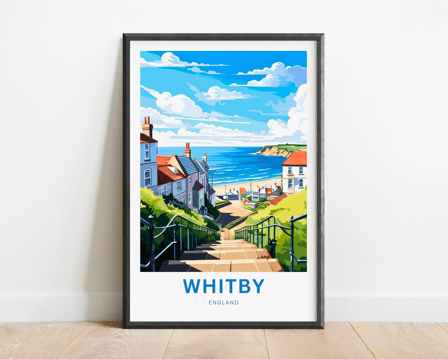 Whitby Travel Poster