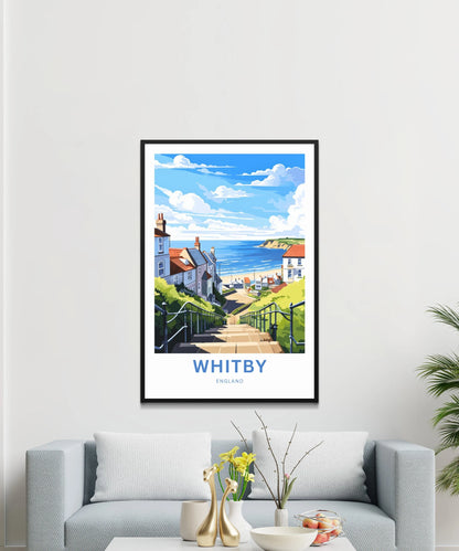 Whitby Travel Poster