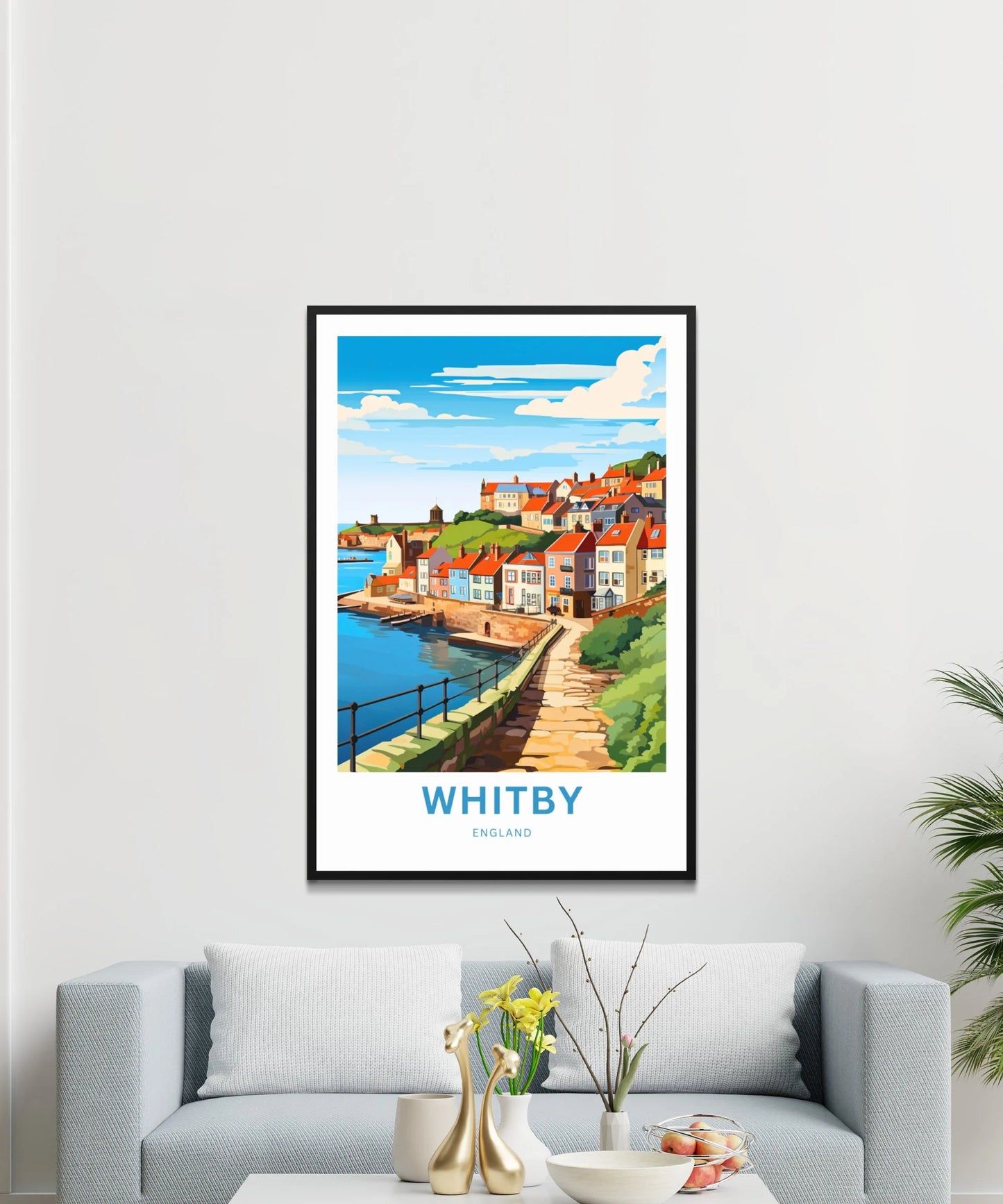 Whitby Travel Poster